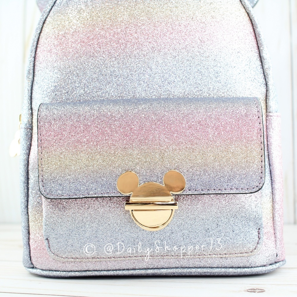 *Restocked* Rainbow Glitter Mickey Mouse Backpack - Picture 4 of 7